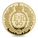 Читать новость нумизматики - Золотая монета массой 5 унций выпущена в честь 90-летия королевы