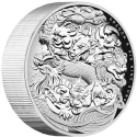 Читать новость нумизматики - «Дракон и девять его сыновей» 2016 - 5-унцевая серебряная монета Австралии