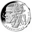 Читать новость нумизматики - «Отто Дикс» - новая немецкая монета из серебра 2016 года
