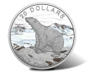Читать новость нумизматики - Новые канадские монеты с животными «Белый медведь» с алмазным блеском
