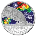Читать новость нумизматики - Новая цветная новогодняя монета Австралии «Сидней» 1$