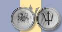 Читать новость нумизматики - Инвестиционные монеты Барбадоса украшены трезубцем
