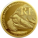 Читать новость нумизматики - Африканская черепаха на золотой монете