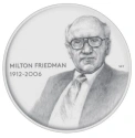Читать новость нумизматики - Нобелевский лауреат Милтон Фридман на 2 тыс. и 15 тыс. форинтах