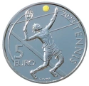 Читать новость нумизматики - 5 евро в честь 30-го чемпионата Сан-Марино по теннису