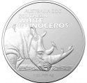 Читать новость нумизматики - Белый носорог на 1 и 100 долларах