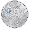 Читать новость нумизматики - Снежинка с кристаллом на 20 евро