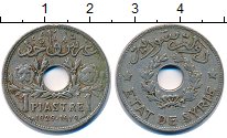 Монета Сирия 1 пиастр Медно-никель 1929 XF