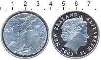 Монета Новая Зеландия 1 доллар Серебро 2003 Proof