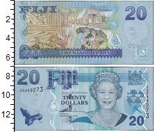 Банкнота Фиджи 20 долларов UNC-