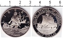 Монета США 1/2 доллара Медно-никель 1992 Proof