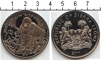 Монета Сьерра-Леоне 1 доллар 2011 Горилла Медно-никель UNC