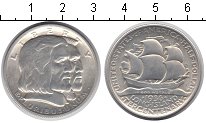 Монета США 1/2 доллара 1936 300 летие Лонг-Айленд Серебро XF