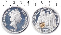 Монета Новая Зеландия 20 долларов 1997 Елизавета II Серебро Proof-