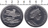 Монета Остров Мэн 1 крона 2003 Елизавета II Медно-никель UNC-
