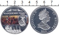 Монета Остров Святой Елены 25 пенсов 2013 Елизавета II Посеребрен...