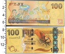 Банкнота Фиджи 100 долларов UNC