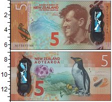 Банкнота Новая Зеландия 5 долларов UNC