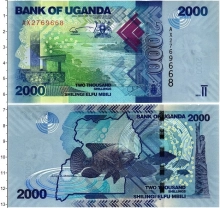 Продать Банкноты Уганда 2000 шиллингов 2010 