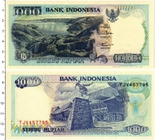 Продать Банкноты Индонезия 1000 рупий 1999 