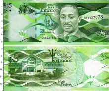 Продать Банкноты Барбадос 5 долларов 2011 