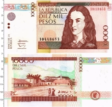 Продать Банкноты Колумбия 10000 песо 2013 