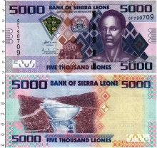 Продать Банкноты Сьерра-Леоне 5000 леоне 2013 