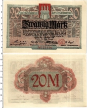 Продать Банкноты Германия : Нотгельды 20 марок 1918 