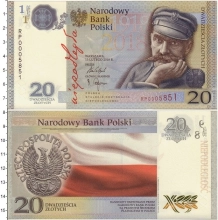 Продать Банкноты Польша 20 злотых 2018 