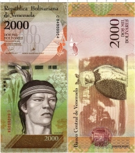 Продать Банкноты Венесуэла 2000 боливар 2016 
