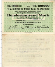 Продать Банкноты Германия : Нотгельды 10000000 марок 1923 