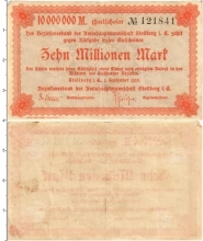 Продать Банкноты Германия : Нотгельды 10000000 марок 1923 
