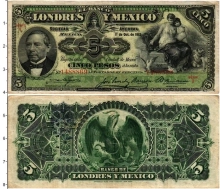 Продать Банкноты Мексика 5 песо 1913 