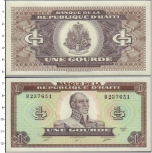 Продать Банкноты Гаити 1 гурд 1989 