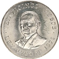 Продать Монеты Мексика 25 песо 1972 Серебро