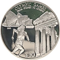 Продать Монеты Соломоновы острова 10 долларов 2004 Серебро
