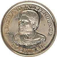 Продать Монеты Свазиленд 20 центов 1968 Серебро