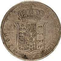 Продать Монеты Неаполь 120 гран 1836 Серебро