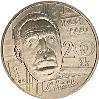 Продать Монеты Словакия 200 крон 2002 Серебро