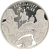 Продать Монеты Словакия 200 крон 2005 Серебро