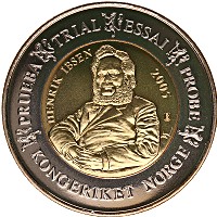 Продать Монеты Норвегия 2 евро 2005 Биметалл