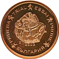 Продать Монеты Болгария 1 евроцент 2003 Бронза