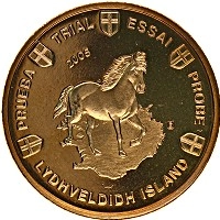 Продать Монеты Исландия 10 евроцентов 2005 