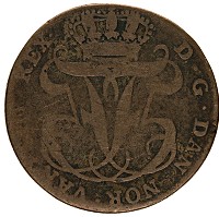 Продать Монеты Дания 24 скиллинга 1758 Серебро