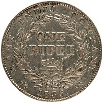 Продать Монеты Индия 1 рупия 1835 Серебро
