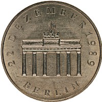 Продать Монеты ГДР 20 марок 1990 Медно-никель