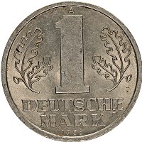 Продать Монеты ГДР 1 марка 1986 Алюминий