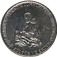 Продать Монеты Турция 2 1/2 лиры 1978 Медно-никель