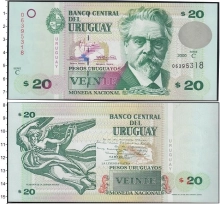 Продать Банкноты Уругвай 20 песо 2000 