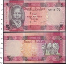Продать Банкноты Судан 5 фунтов 2015 